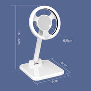 F8 Foldable Magnetic 360-degree Rotating Bracket for MagSafe Magnetic Wireless Charger (Pink)