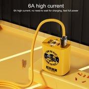 ROCK M3 8 Pin T-shape PD Fast Charging Data Cable, Length: 1m(Orange)