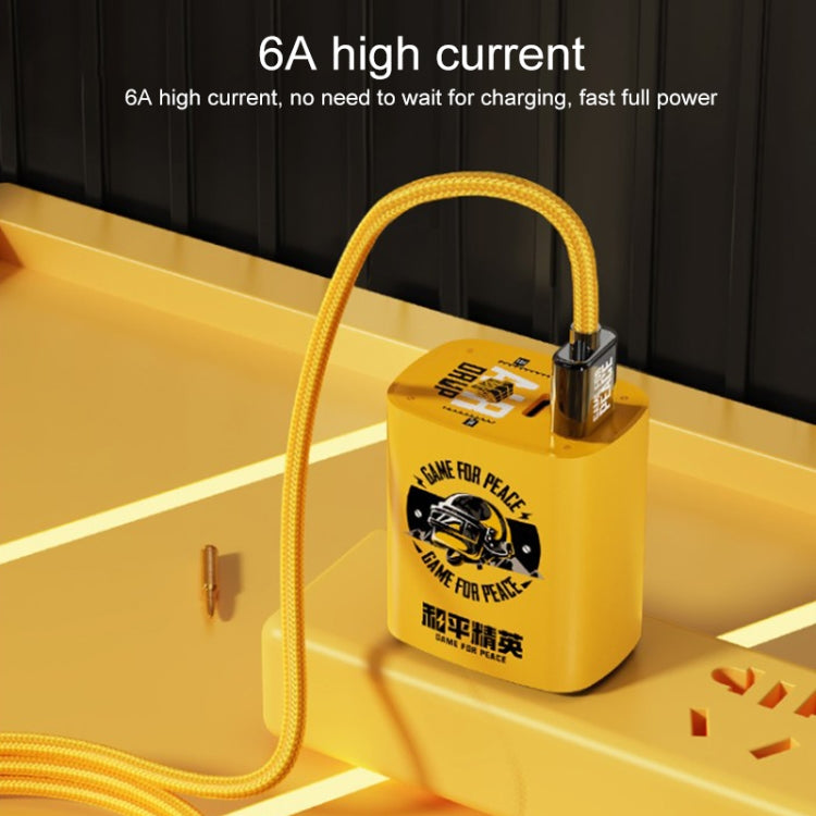 ROCK M3 8 Pin T-shape PD Fast Charging Data Cable, Length: 1m(Orange)