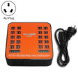 WLX-840 200W 40 Ports USB Digital Display Smart Charging Station AC100-240V, AU Plug (Black+Orange) - Multifunction Charger by PMC TechLife | Online Shopping South Africa | PMC TechLife | Buy Now Pay Later Mobicred