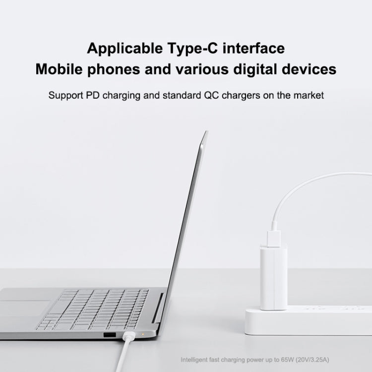 Original Xiaomi 6A USB to USB-C / Type-C Fast Charging Data Cable, Length: 1m