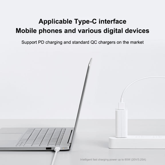 Original Xiaomi 6A USB to USB-C / Type-C Fast Charging Data Cable, Length: 1m