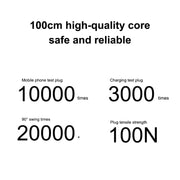 Original Xiaomi 6A USB to USB-C / Type-C Fast Charging Data Cable, Length: 1m