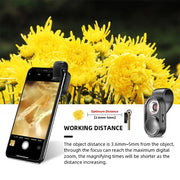 APEXEL APL-MS001 100X Smartphone Microscope with LED Light