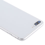 Battery Back Cover Assembly with Side Keys & Vibrator & Speaker Ringer Buzzer & Power Button + Volume Button Flex Cable & Card Tray for iPhone 8 Plus(Silver)