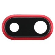 Back Camera Bezel with Lens Cover for iPhone 8 Plus (Red)