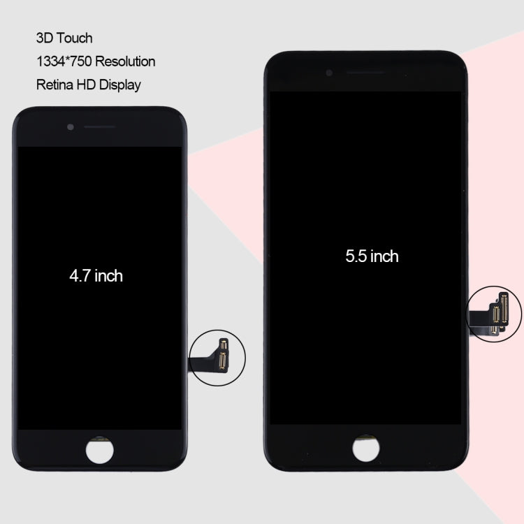Original LCD Screen for iPhone 8 Plus with Digitizer Full Assembly(Black)