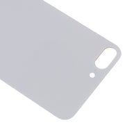 Easy Replacement Big Camera Hole Glass Back Battery Cover with Adhesive for iPhone 8 Plus(White)