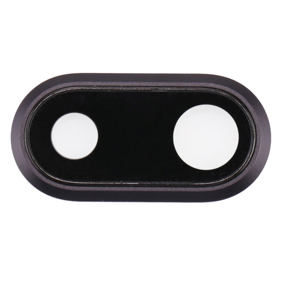 Rear Camera Lens Ring for iPhone 8 Plus(Black)