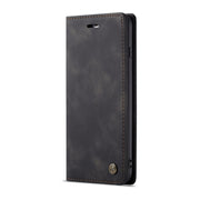 CaseMe-013 Multifunctional Retro Frosted Horizontal Flip Leather Case for iPhone 7 Plus / 8 Plus, with Card Slot & Holder & Wallet(Black)