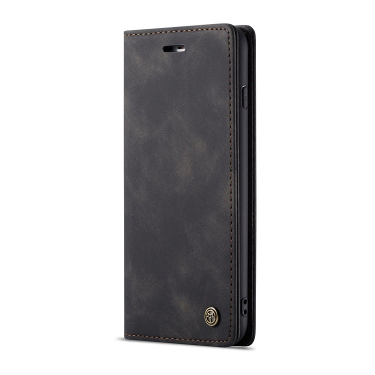 CaseMe-013 Multifunctional Retro Frosted Horizontal Flip Leather Case for iPhone 7 Plus / 8 Plus, with Card Slot & Holder & Wallet(Black)
