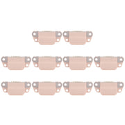 10 PCS Charging Port Connector for iPhone 8 Plus / 8(Gold)
