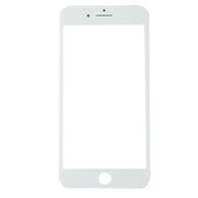 for iPhone 8 Plus Front Screen Outer Glass Lens with Front LCD Screen Bezel Frame(White)
