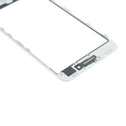 for iPhone 8 Plus Front Screen Outer Glass Lens with Front LCD Screen Bezel Frame(White)