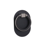 Universal Phone Adhesive Metal Plate 360 Degree Rotation Stand Finger Grip Ring Holder(Black)