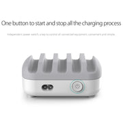 ORICO DUK-5P 40W 5 USB Ports Smart Charging Station with Phone & Tablet Stand(Black)
