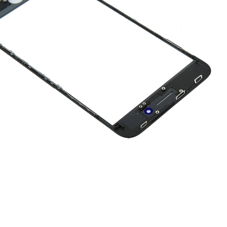 Front Screen Outer Glass Lens with Front LCD Screen Bezel Frame & OCA Optically Clear Adhesive for iPhone 8 Plus(Black)