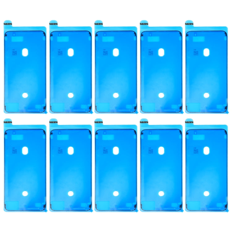 10 PCS LCD Frame Bezel Water-resistant Adhesive Stickers for iPhone 8 Plus(Black)
