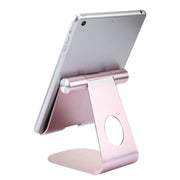Exquisite Folding Adjustable Pivot Aluminium Alloy Desktop Holder Stand DOCK Cradle(Rose Gold)