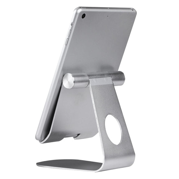 Exquisite Folding Adjustable Pivot Aluminium Alloy Desktop Holder Stand DOCK Cradle(Silver)
