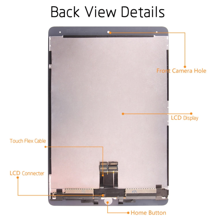 OEM LCD Screen for iPad Pro 10.5 inch A1709 A1701 with Digitizer Full Assembly (Black)
