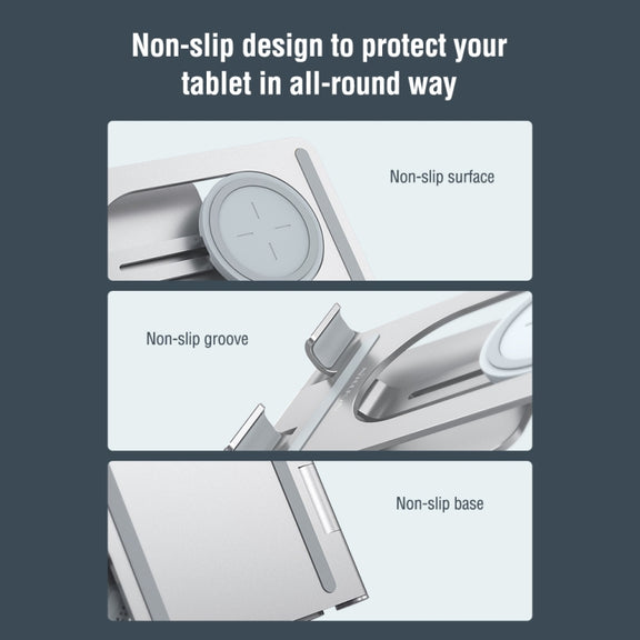 NILLKIN PowerHold Tablet Wireless Charging Stand (Silver)