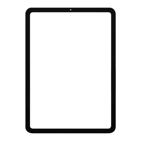 Front Screen Outer Glass Lens for iPad Pro 12.9 inch (2021) A2378 A2461 A2379 (Black)