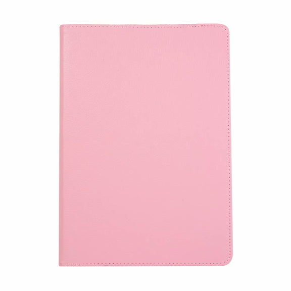 For iPad 10.2 / iPad Air 2019 10.5 / iPad 10.2 2020 Litchi Texture Horizontal Flip 360 Degrees Rotation Leather Case(Pink)