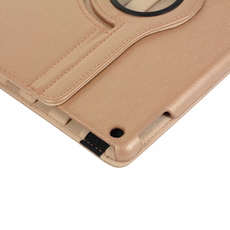 For iPad 10.2 / iPad Air 2019 10.5 / iPad 10.2 2020 Litchi Texture Horizontal Flip 360 Degrees Rotation Leather Case(Sky Blue)