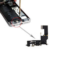 Original Charging Port + Audio Flex Cable for iPhone SE(Black) - SE 1st Generation Parts by PMC TechLife | Online Shopping South Africa | PMC TechLife