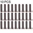 10 PCS Earpiece Receiver Mesh Covers for iPhone X - Metal Parts by PMC TechLife | Online Shopping South Africa | PMC TechLife
