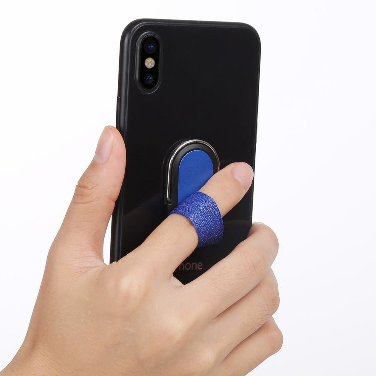 CPS-016 Universal Finger Strap Grip Self Holder Mobile Phone Stand(Blue)