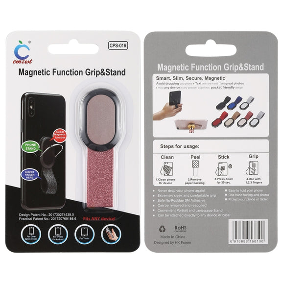CPS-016 Universal Finger Strap Grip Self Holder Mobile Phone Stand(Rose Gold)