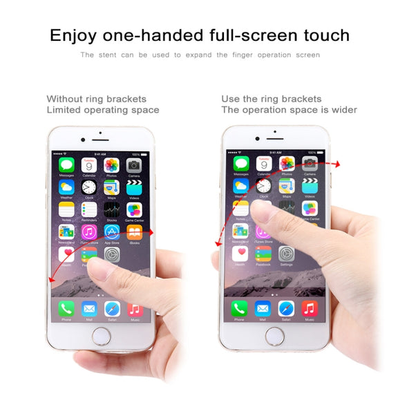 CPS-016 Universal Finger Strap Grip Self Holder Mobile Phone Stand(Rose Gold)