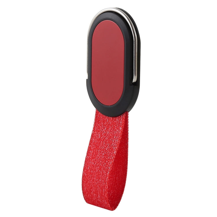 CPS-016 Universal Finger Strap Grip Self Holder Mobile Phone Stand(Red)