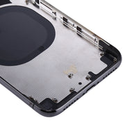 Back Housing Cover with SIM Card Tray & Side keys for iPhone X(Black)