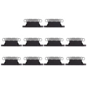 10 PCS Charging Port Connector for iPhone X(Black)