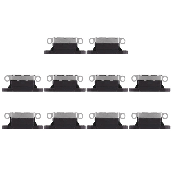 10 PCS Charging Port Connector for iPhone X(Black)