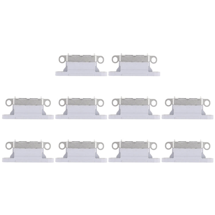 10 PCS Charging Port Connector for iPhone X(Grey)