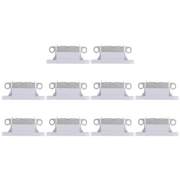 10 PCS Charging Port Connector for iPhone X(Grey)