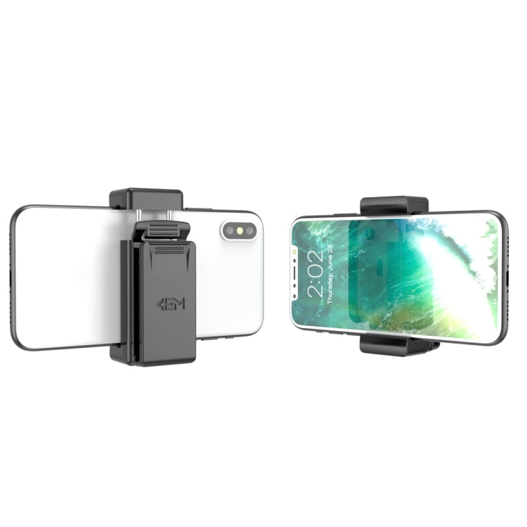 Universal Cell Phone Dropproof Adjustable Desk Stand Clip Bracket Holder for iPhone X & 8 Plus(Black)