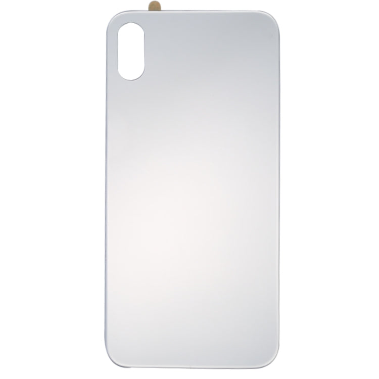 Glass Mirror Surface Battery Back Cover for iPhone X(Silver)