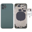 Back Housing Cover with SIM Card Tray & Side keys & Camera Lens for iPhone 11 Pro(Green) - Back Cover by PMC TechLife | Online Shopping South Africa | PMC TechLife