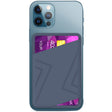 For iPhone 13 Series / iPhone 12 Series Silicone Wallet Pouch Card Case Magsafing Card Holder(Blue) - Adhesive Card Holders by PMC TechLife | Online Shopping South Africa | PMC TechLife | Buy Now Pay Later Mobicred