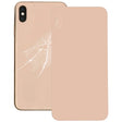 Glass Battery Back Cover for iPhone XS Max(Gold) - Back Cover by PMC TechLife | Online Shopping South Africa | PMC TechLife