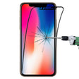For iPhone 11 Pro Max / XS Max 0.1mm 9H Full Screen Flexible Fiber Tempered Glass Film(Black) - iPhone XS Max Tempered Glass by PMC TechLife | Online Shopping South Africa | PMC TechLife | Buy Now Pay Later Mobicred