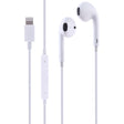 GL069 8 Pin Port Bluetooth Module Pop-up Window Wired Stereo Earphones with Mic (White) - Normal Style Earphone by PMC TechLife | Online Shopping South Africa | PMC TechLife