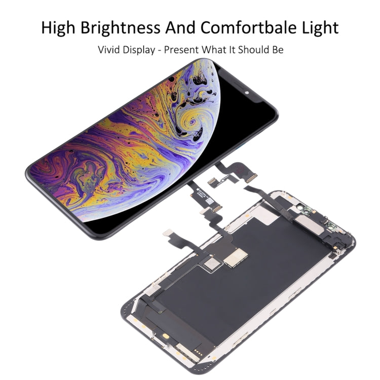 Original LCD Screen for iPhone XS Max Digitizer Full Assembly with Earpiece Speaker Flex Cable