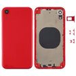 Back Housing Cover with Camera Lens & SIM Card Tray & Side Keys for iPhone XR(Red) - Back Cover by PMC TechLife | Online Shopping South Africa | PMC TechLife