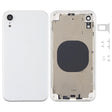 Back Housing Cover with Camera Lens & SIM Card Tray & Side Keys for iPhone XR(White) - Back Cover by PMC TechLife | Online Shopping South Africa | PMC TechLife